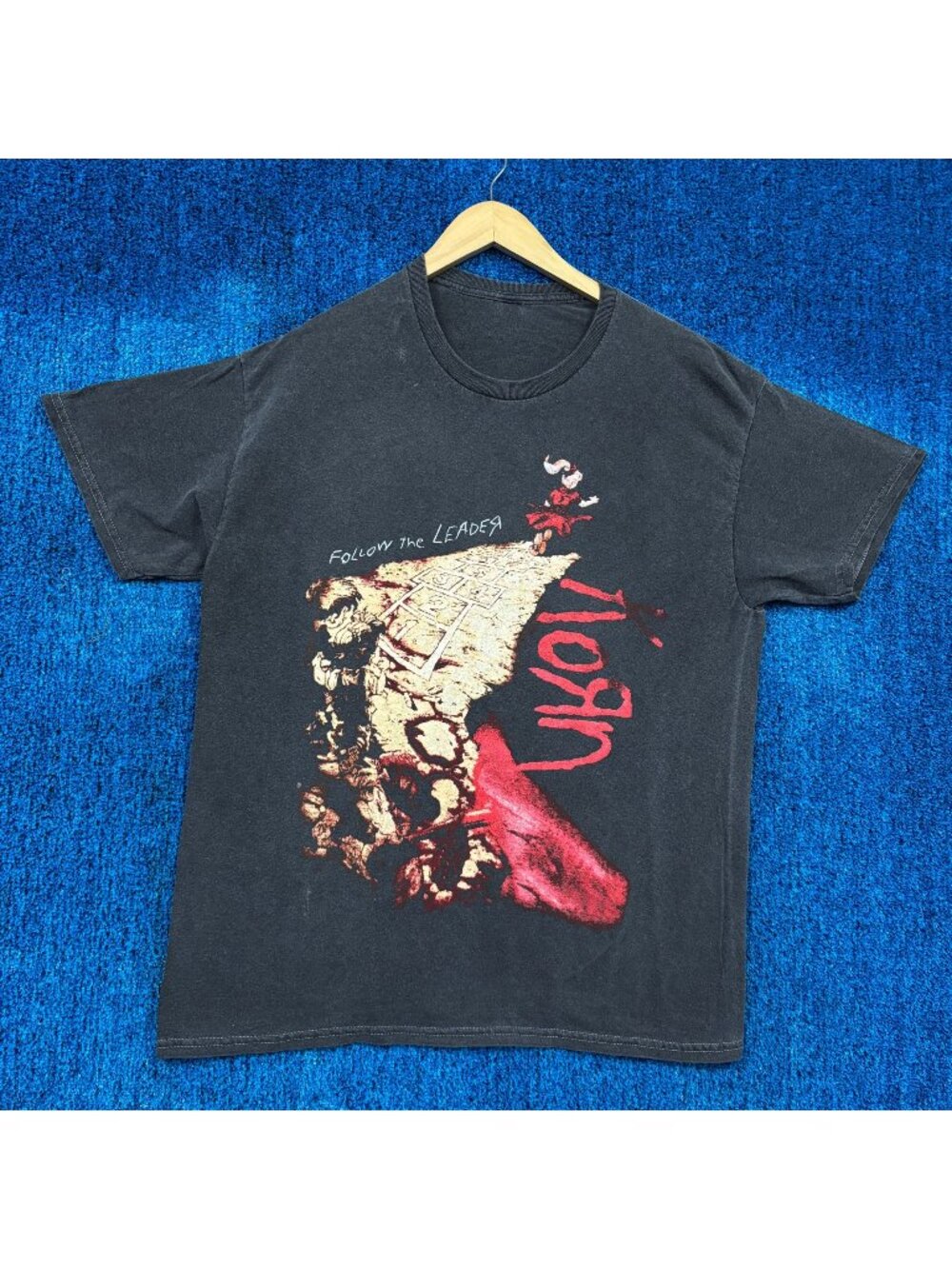 Korn Follow the Leader Nu Metal Band Tee Size Large